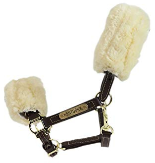 Kentucky Leder Ponyhalfter Schaffell - Size SHET