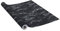 vidaXL Möbelfolie Selbstklebend Opak Klebefolie Küchenfolie Schrankfolie Dekofolie Möbel Küche Tür Fenster Folie Schwarz Steinoptik 500x90cm PVC