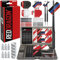 RED DRAGON Darts Professionelles Dartset - Ultimatives 50-teiliges Dartset mit Dartpfeilen und Zubehör