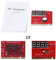 MEIBAOGE New Computer PCI POST Card Motherboard LED 4-Digit Diagnostic Test PC Analyzer,PC Analyzer-Red