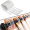 Hoonng 10cm Stegband Gardinenband Schlaufenband Transparent Verdeckte Vorhangband zum Aufnähen, Stil 1, 10M