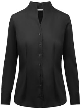 Seidensticker Damen Women Slim Longsleeve Cotton Bluse (1er Pack)