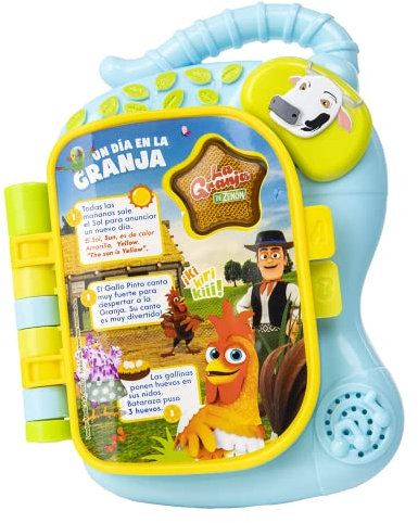 BANDAI - La Granja de Zenón - Libro Electrónico Educativo La Granja AR84960 Multicolor Descubre el Mundo con la Granja de Zenón: Juguetes Interactivos