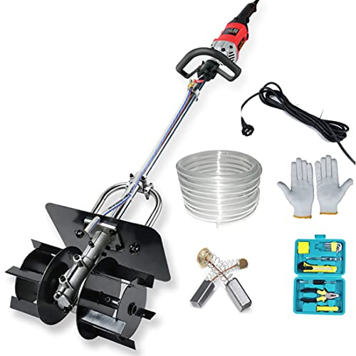 Mezclador de cemento mejorado, mezclador eléctrico de paletas de yeso de 3800 W, batidor de pintura de mortero, 0-280 r/min, adecuado para talleres de construcción, granjas, ranchos, plantas químicas