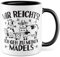 Kühe Tasse mit Spruch lustig Kuh Kaffeetasse Mädels Bäuerin Kaffee-Becher Rinder Kuhstall Tasse Kuhl Witz Tasse Humor Bauernfrau Bauernhof Tierhalter Tiere Landwirtschaft Landwirtin (Weiß/Schwarz)
