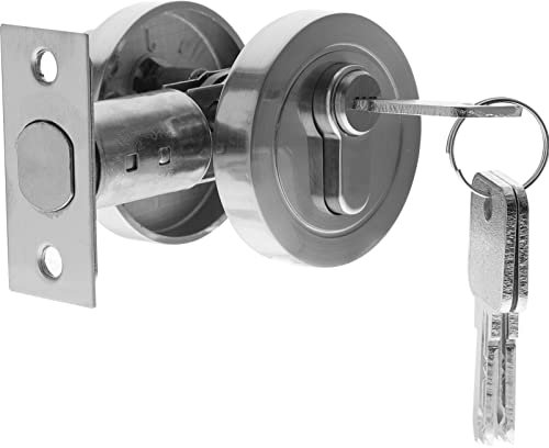 Angoily Single Deadbolt Door Lock - Round Cylinder, Entry Front Door Keyed Cylinder