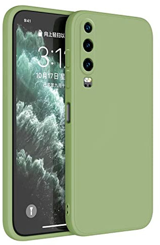 Topme Coque pour Huawei P30 (6.1 inches) Etui Housse, Protecteur de Peau en Silicone TPU - Vert Matcha