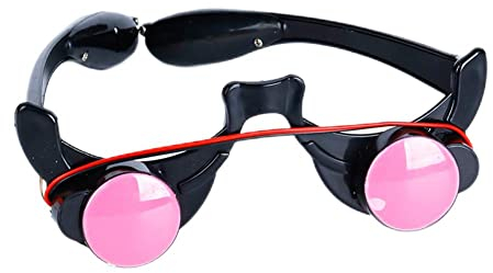 Halloween-LED-Brillen, Anime-Rollenspiel-Requisiten, Augen, leuchtende Brille, Maskerade, Pa rot, lustige Cosplay-O6V1-Requisiten