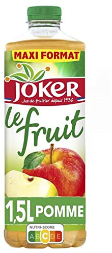 Générique - Jus de Fruits Pomme, Jus de pomme pur fruit pressé, 1.5L, Bouteille, Familial, Riche en saveurs - Lot de 4