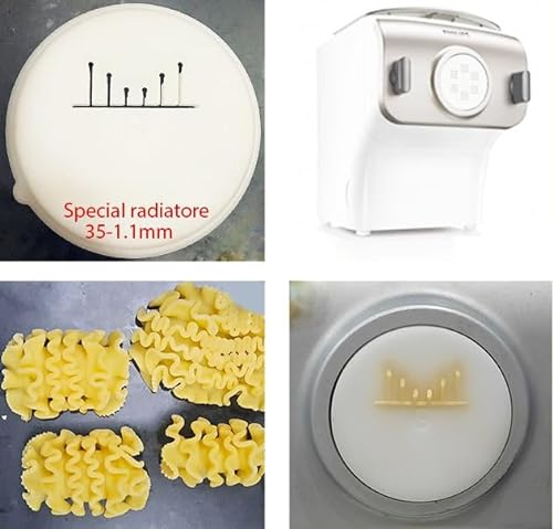 PASTADISC Radiator Pasta Noodles Shape Disc Fit For Philips Automatic Pasta & Noodle Maker, Disc Compatible With Philips Pasta Maker Attachment Kitchen Appliance Maker Accessory (Radiator 35x1.1mm)