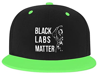Verstellbare Mütze für Männer und Frauen, Labradors Black Labs Matter Unisex Hip Hop Baseball Cap Trucker Dad Hats
