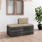 KTHLBRH Outdoor lounge Garten möbel draußen Balkon Tisch und stühle 2-tlg. Garten-Sofagarnitur aus Paletten mit Kissen Kiefernholz