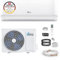 Kältebringer Split Klimaanlage - 18000 BTU (5,3 kW) - Klimagerät mit Heizfunktion, WiFi & App, bis 91qm, sehr leise - Set mit 5m Kupferleitung, Kältemittel R32, Montagematerial