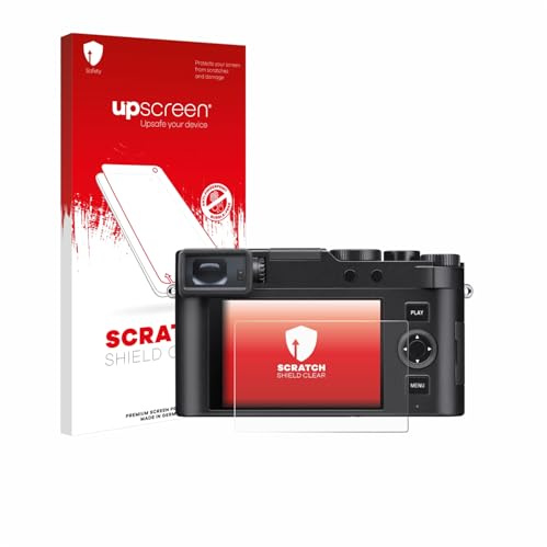 upscreen Schutzfolie für Leica D-Lux 8 | Transparenter Displayschutz Made in Germany Kristall-Klar Kratzschutz Anti-Fingerprint