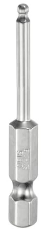 QUARKZMAN Kugelkopf Innensechskant Schraubendreher 2,5 mm(H2.5) Sechskantschaft Ball End Hex 50 mm Lange Magnetischen 1/4 S2 Legierter Stahl Schraubendreher Bitsatz Elektrowerkzeuge
