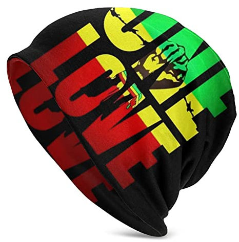 Skull Beanie Jamaikanischer Rasta Reggae Winter Thermomützen Unisex, Slouch Beanie Strickmütze Thermo Strickmütze Für Herren Winter Outdoor