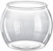 Jeorywoet Plastic Fish Bowls 6.3'' Dia Clear Goldfish Bowl Shatterproof Fish Bowl Vase Small Aquarium Fish Bowl for Hydroponic Planter Terrarium Bowl Office Decor