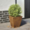 Jardinière en acier Corten 30 x 30 x 30 cm, 851050
