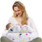 Portabuddy Aufblasbare Stillkissen für Reisen - Tragbar & Verstellbar mit Schutzrand, Perfekt für Neugeborene & Babys - Praktisches Baby-Reisezubehör