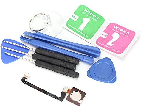 Rankomu Pièce de rechange pour téléphone portable - Bouton Home - Capteur d'empreintes digitales - Câble flexible - Pièce de rechange pour smartphone Google Pixel 3 - Rose - 14 cm
