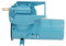 DC 12V 18W Sauerstoffpumpe, Pumpe, 38L Min Aluminiumlegierung Aquarium Luftbelüftungspumpen für Aquakultur Aquarium Hydroponiksystem