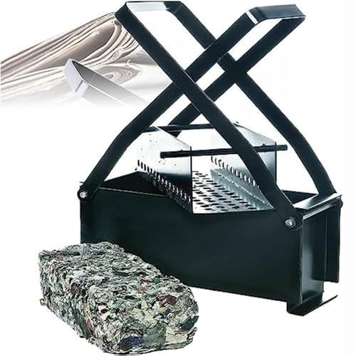 GHRERTX Manuelle Papier-Ziegelmaschine, Zeitungs-Klumpenpresse, Papier-Brikett-Maschine, DIY-Recycling-Zeitungs-Brikett-Maschine, for Büro, Zuhause, Schule