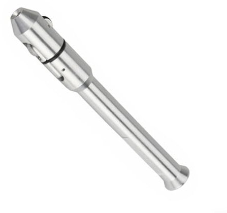 TIG Welding Wire Feeder Pen Metal Welding Rod Holder Suitable for 1.0-3.2mm Wire Feeding Tool Small Portable Arthritis-Friendly Design Silver 13x1.5cm Workshop Equipment
