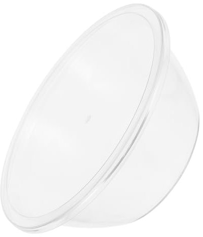 TOPPERFUN Bol Grande de Plástico Transparente para con Tapa Cuenco para Amasar Masa y Preparar Ensaladas Recipiente Multipropósito para Cocina