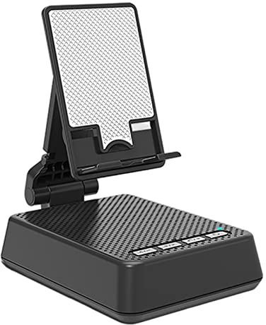 YEJBBUC Cell Phone Mount Foldable Portable Subwoofer for Indoors Outdoors Table