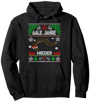 Zander Claus AALE Jahre Wieder Christmas Ugly Sweater Pullover Hoodie