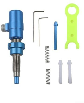Aluminium Alloy Recurve Bow Plunger Button Arrow Rest Pressure Screw Tuning Kit, for Target Hunting Outdoor Sports Equipment