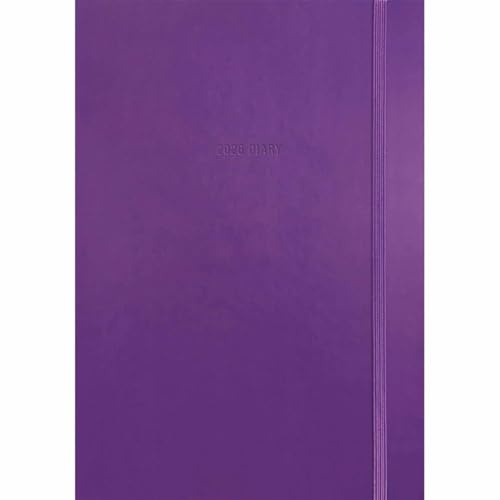 Carousel Worldwide, Purple Soft Touch 2026 A5 Diary