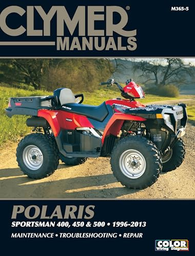 Clymer Manuals Polaris Sportsman 400, 450 & 500, 1996-2013 (Clymer Manuals: Motorcycle Repair)