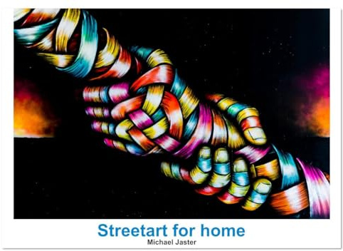 Streetart for home Michael Jaster (Wandkalender 2026 DIN A3 quer), CALVENDO Monatskalender