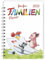 Helme Heine Familienplaner Buch A6 2023. Familienkalender mit 4 Spalten. Liebevoll illustrierter Buch-Kalender mit Einstecktasche und Schulferien. Terminplaner mit 160 Seiten.