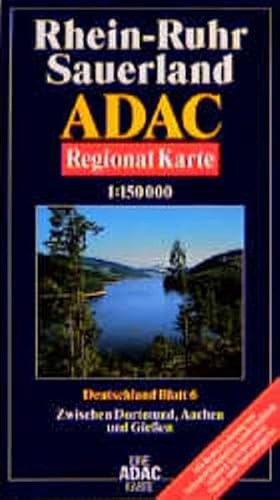 ADAC Karte, Rhein-Ruhr, Sauerland