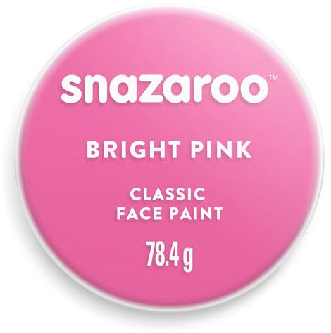 Snazaroo - Peinture Pour Visage et le Corps, Maquillage Pour Visage et Déguisement, Pour Enfants et Adults,Fard 75 ML, Couleur Rose Vif
