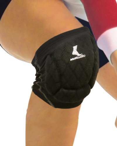 Mueller 5434-1 Diamant-Volleyball-Knieschutz im spezial Design, 1Paar, S, schwarz