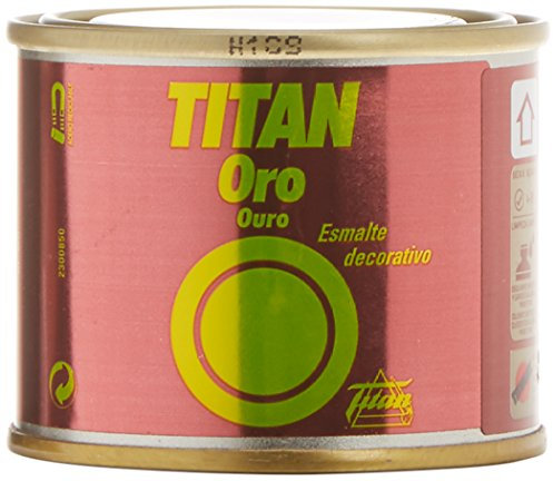 Titan Esmalte Decorativo Brillante Oro Amarillo 50 ml