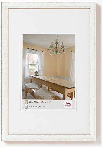 walther design BP342S Peppers Bilderrahmen, Holz, 29,7 x 42 cm, silber