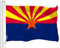 G128 Arizona State Flag 3x5 ft Printed messingösen 150d Polyester qualität Flagge innen/außen - viel Dicker und haltbarer als 100d und 75d Polyester