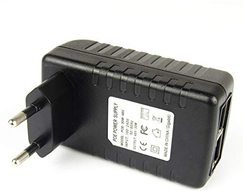 DSLRKIT Gigabit 48V 30watt PoE Injector Adapter Power Over Ethernet 802.3at af UBNT AP 1000Mbps
