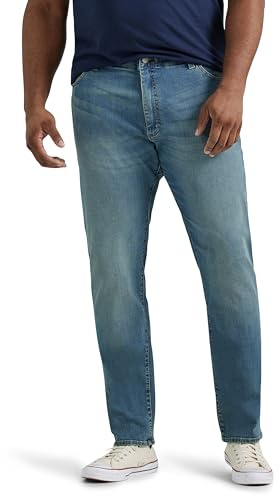 Lee Big & Tall Extreme Motion Athletic Taper Jean, Méga, 48W / 29L Homme