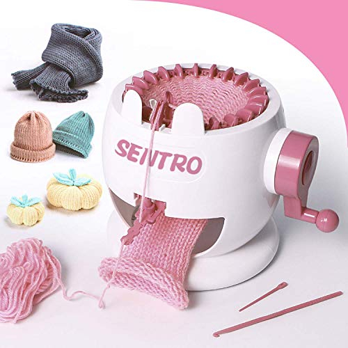FYGAIN Sentro Máquina de Tejer, 22 Agujas Máquina de Tejer para Niños, Máquinas de Tejer para Calcetines/Sombrero/Calabaza