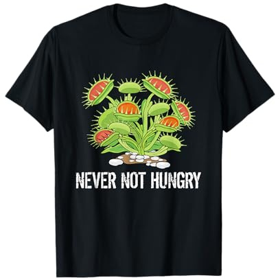 Never Not Hungry Piante carnivore Bambini Carnivori Maglietta