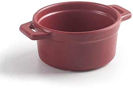 Lacor - 63394 - Cacerola Mini, Cacerola Sin Tapa, Fabricado en Melamina, Apta para Lavavajillas, Libre de BPA, Ø9 cm, 150 ml, Rojo