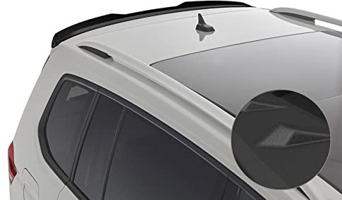 CSR-Automotive Heckflügel Kompatibel mit VW Touran 2 (Typ 5T) HF833-S, ABS Kunststoff, Mattschwarz, mit ABE