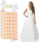 YoungRich JGA Deko Frauen Schärpen Set, 9PCS Braut und Team Braut Schärpe Set-1 Weiß Braut und 8 Roségold Team Braut Schärpe, JGA Accessoires Frauen für Braut Hochzeit Junggesellenabschied Hen Party