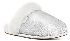 UGG Damen W Scuffette II Mirror Ball Hausschuh, Silber, 36 EU