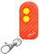Smile C Arancione Rolling code + Codice fisso 433Mhz, Mini telecomando universale apricancello autoapprendente programmabile 2 canali - leggi compatibilita in descrizione